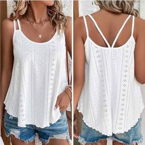 large white tank/blouse